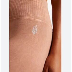 Free People Good Karma Ribbed High Band Waist Size Medium